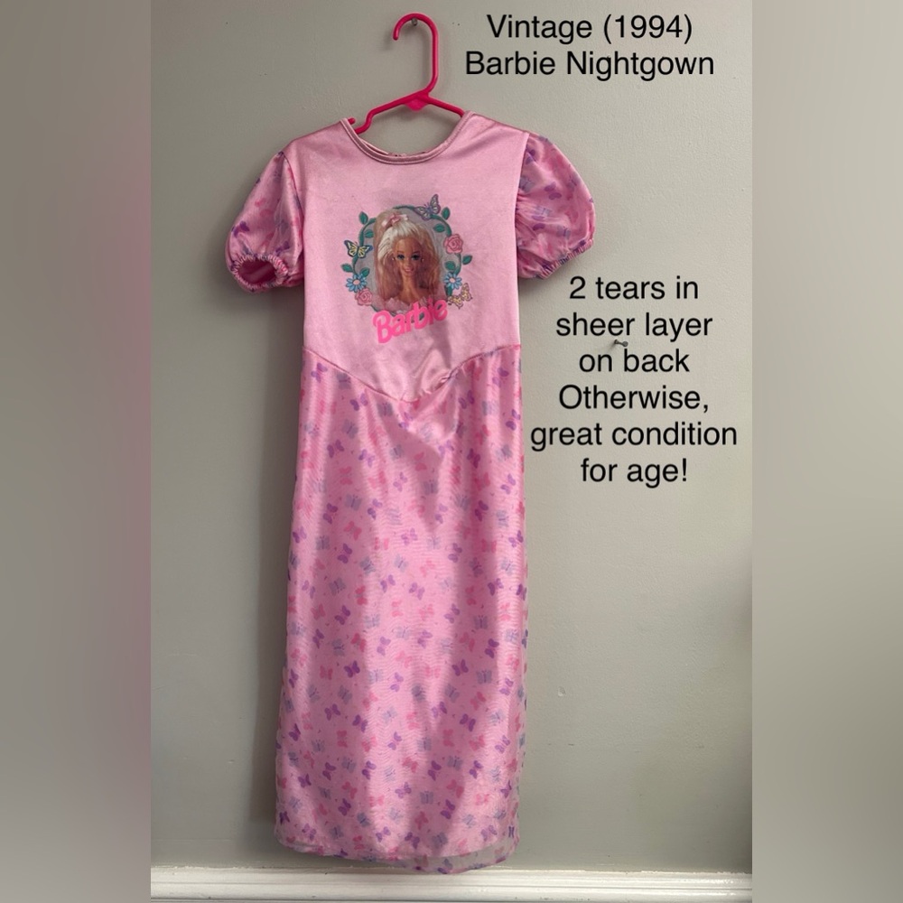 Vintage (1994) Barbie Nightgown -  youth small